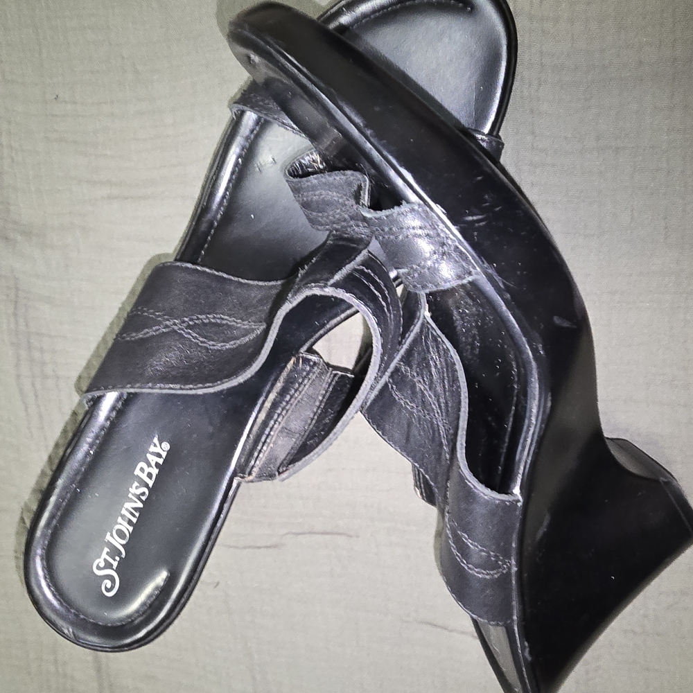 St. John's Bay Black Women's Sandals